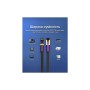Патч-корд 10м, UTP cat 7 RJ-45 flat black Vention (ICABL)