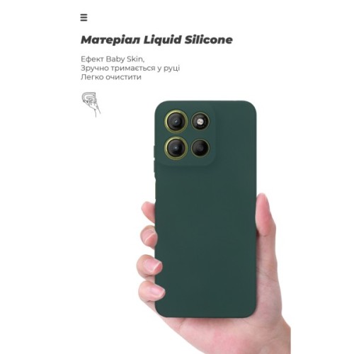 Чохол до мобільного телефона Armorstandart Icon Motorola G17 4G / G17 Power 4G Camera cover Dark Green (ARM91308)