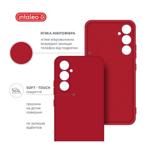 Чохол до мобільного телефона Intaleo Silicone Samsung Galaxy A56 Red (1283126640315)