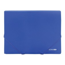 Папка на резинках Economix А4 фактура "діамант", синя (E31601-02)