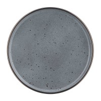 Тарілка Ardesto Fasano, 26см, кераміка, сірий темний (AR0326FDG)