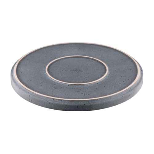 Тарілка Ardesto Fasano, 26см, кераміка, сірий темний (AR0326FDG)