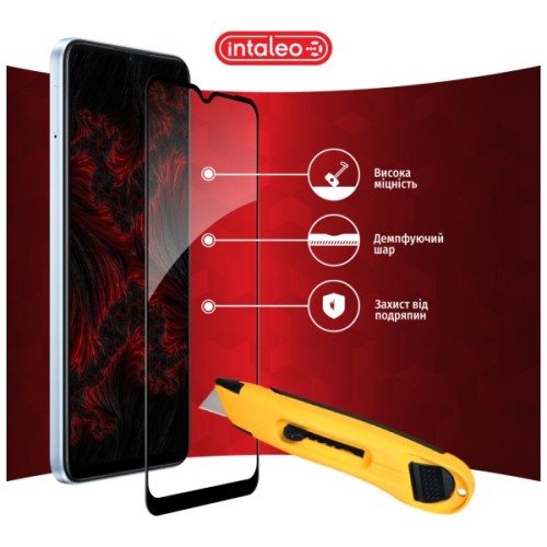 Скло захисне Intaleo Full Glue Oppo A18 Black (1283126583179)