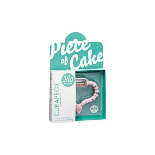 Прорізувач Curaprox стимулятор для прорізування тимчасових зубів, рожевий (Curababy girl)