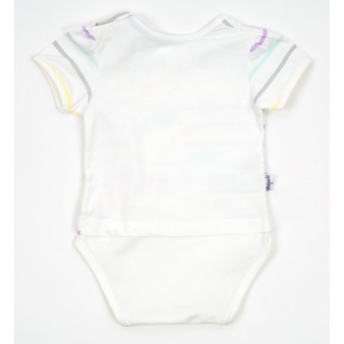 Набір дитячого одягу Miniworld з жирафом (14354-68G-gray)