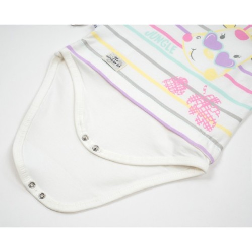 Набір дитячого одягу Miniworld з жирафом (14354-68G-gray)