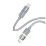 Дата кабель USB-C to Lightning 1.0m PD30W warm light gray ColorWay (CW-CBPDCL092-GR)