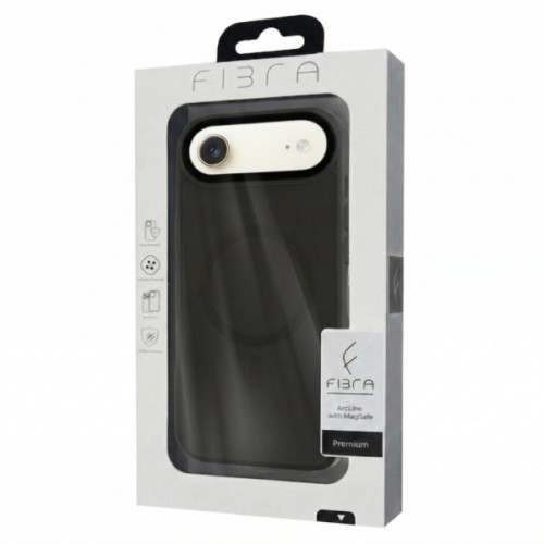 Чохол до мобільного телефона BeCover FIBRA ArcLine MagSafe Apple iPhone 17 Air Black (715375)