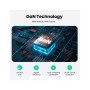 Зарядний пристрій Ugreen 2xUSB-C + 1xUSB 65W GaN gray (10335)