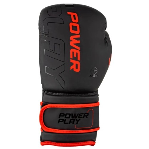 Боксерські рукавички PowerPlay 3024 Ultra Mat Чорно-Червоні 16 унцій (PP_3024_16oz_Bl/Red)