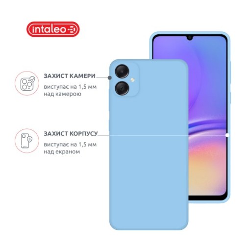 Чохол до мобільного телефона Intaleo SoftShell Samsung Galaxy A06 Light Blue (1283126609480)