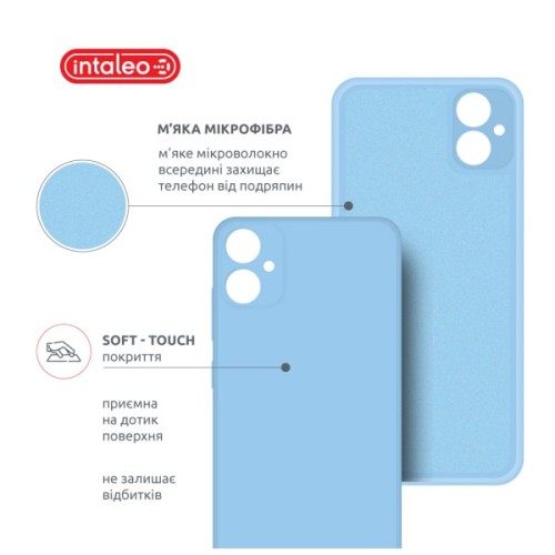 Чохол до мобільного телефона Intaleo SoftShell Samsung Galaxy A06 Light Blue (1283126609480)