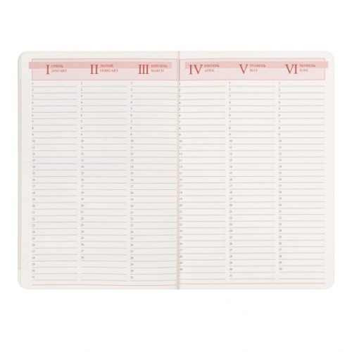 Тижневик Leo planner діловий Garden А5 датований 2027 м'який 368 сторінок (252781)