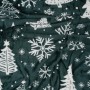 Плед Ardesto Christmas Flannel 160х200см, 100% поліестер, ялинки (ART0128PB)