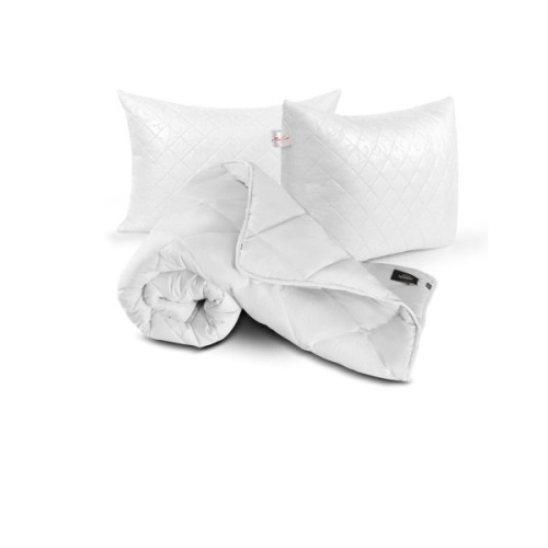 Ковдра MirSon Набір EcoSilk Всесезонний №1660 Eco Light White Ковдра + под (2200002655132)