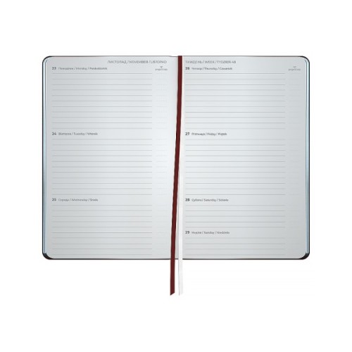 Тижневик Axent датований 2026 Partner City Soft 125х195, коричневий (8521-26-05-A)