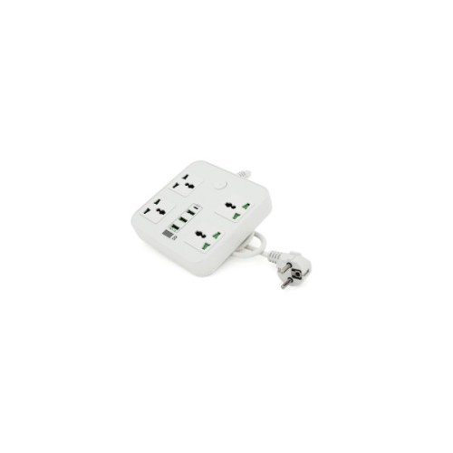 Мережевий фільтр живлення Voltronic TВ-Т90, 4роз, 3*USB White (ТВ-Т90-White)