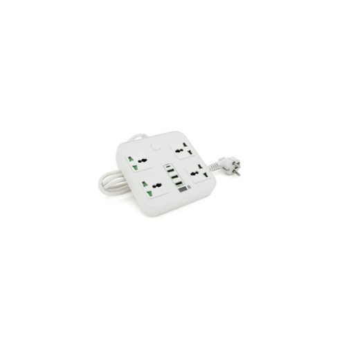 Мережевий фільтр живлення Voltronic TВ-Т90, 4роз, 3*USB White (ТВ-Т90-White)