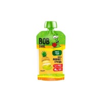 Дитяче пюре Bob Snail Равлик Боб Смузі Ананас-Груша, пастеризоване, 120 г (4820219343653)