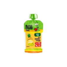 Дитяче пюре Bob Snail Равлик Боб Смузі Ананас-Груша, пастеризоване, 120 г (4820219343653)
