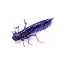 Силікон рибальський FishUP Dragonfly 1.2" 060 - Dark Violet/Peacock&Silver (10шт/уп) (1864.04.85)