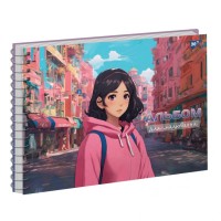 Альбом для малювання Yes А4 30 Спіраль Girls (130570)