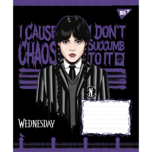 Зошит Yes Wednesday Школа Загадок А5 48 аркушів лінія (768272)