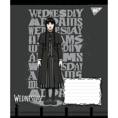 Зошит Yes Wednesday Школа Загадок А5 48 аркушів лінія (768272)