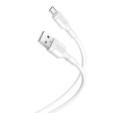 Дата кабель USB 2.0 AM to Micro 5P 1.0, 2A white XO (NB212-AM.white)