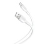 Дата кабель USB 2.0 AM to Micro 5P 1.0, 2A white XO (NB212-AM.white)
