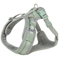 Шлея для собак Trixie Premium FlexMesh м'яка нейлон S–M 48–69 cм/20 мм шавлія (4011905674681)