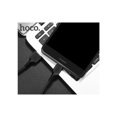 Дата кабель USB 2.0 AM to USB-C 3.0m 3A X20 black HOCO (6957531068969)