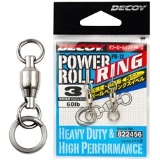 Вертлюг Decoy PR-12 Power Roll Ring з заводним кільцем No.3 (2 шт/уп) (1562.03.94)
