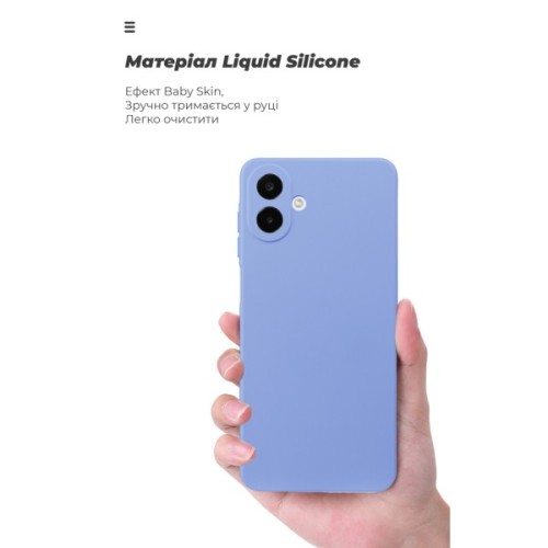 Чохол до мобільного телефона Armorstandart ICON Samsung A08 4G Camera Cover Lavender (ARM92952)