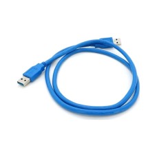 Дата кабель USB 3.0 AM/AM 1.5m blue Voltronic (YT-3.0AM+AM-1.5)
