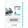 USB флеш накопичувач Wibrand 4GB Chameleon Silver USB 2.0 (WI2.0/CH4U6S)
