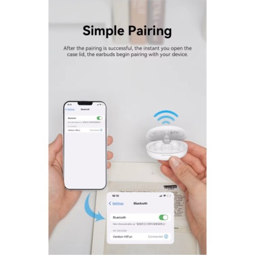 Навушники Vention Elf Earbuds E01 Blue (NBFS0)