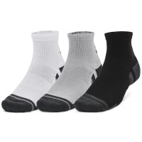 Шкарпетки Under Armour 1379510-011 Performance Tech 3 пари Qtr сірий XL (196884003036)