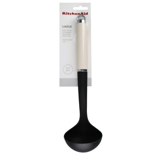 Ополоник KitchenAid Coreline, 32,8 см, кремовий (KAG006OHACE)