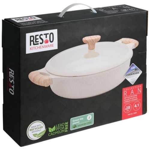 Сотейник Resto Ran білий 28 см 4,1 л (93806)