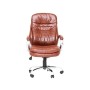 Офісне крісло Richman Валенсия В хром к/з коричневий (IM0000021)