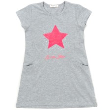 Плаття дитяче Breeze із зіркою (14353-128G-gray)