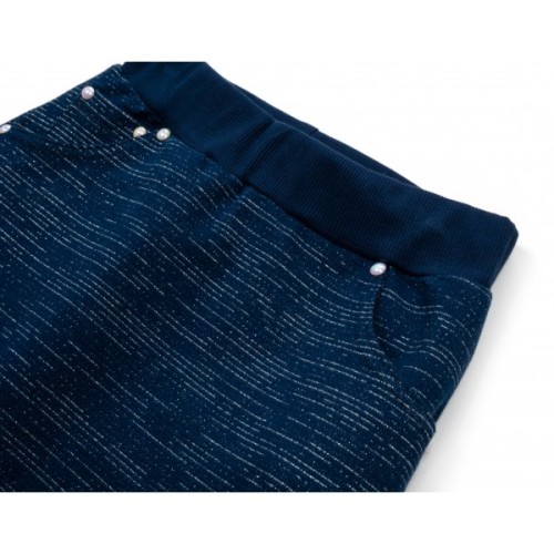 Спідниця дитяча Breeze з люрексом (15324-140G-blue)