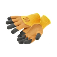 Захисні рукавиці Hoegert LYCK HT5K769-9 утеплені з спіненим латексом помаранчеві, 9 (HT5K769-9)