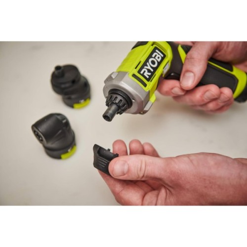 Викрутка акумуляторна Ryobi RSD4-120TA2, USB Lithium, 4V, 1х2Ah, 5Нм, 200об/хв, 2 насадки ,10 біт, кейс (5133006211)