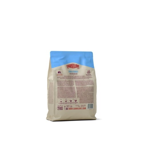 Сухий корм для кішок Carnilove True Fresh Fish & Turkey Sterilised 2 кг (8595602582419)