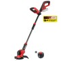 Тример садовий Einhell GE-CT 18/25-1 Li-Solo, 18V, 8400об/хв, 25см, пластикові ножі + волосінь, 2.0кг (без АКБ та ЗП) (3411256)