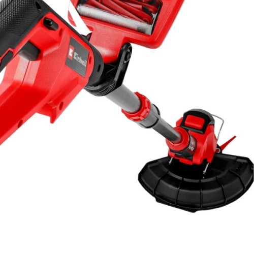 Тример садовий Einhell GE-CT 18/25-1 Li-Solo, 18V, 8400об/хв, 25см, пластикові ножі + волосінь, 2.0кг (без АКБ та ЗП) (3411256)
