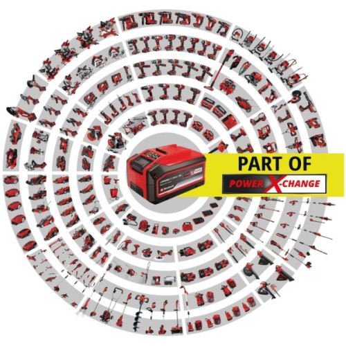 Тример садовий Einhell GE-CT 18/25-1 Li-Solo, 18V, 8400об/хв, 25см, пластикові ножі + волосінь, 2.0кг (без АКБ та ЗП) (3411256)