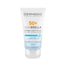 Засіб від засмаги Dermedic Sunbrella Ультралегкий захисний флюїд SPF 50+ Для жирної та комбінованої шкіри 40 мл (5901643177560)